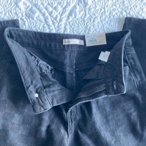 SO Jeans High-Rise Stretch Straight Juniors Size 5 Black Checkers Pattern - Picture 7 of 14